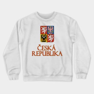 Czech Republic (in Czech) - Coat of Arms Design Crewneck Sweatshirt